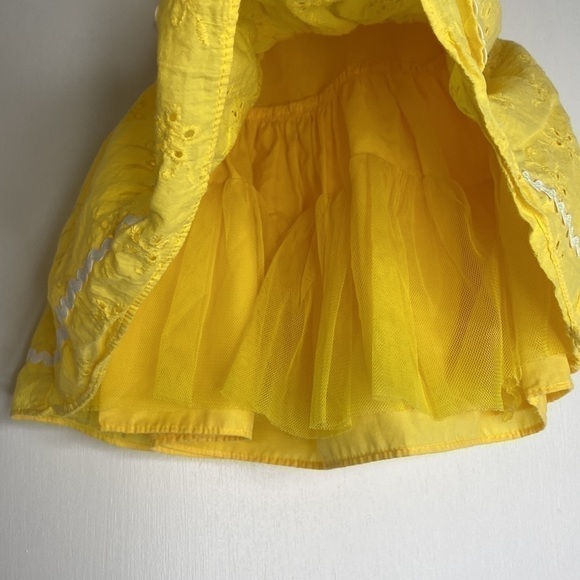 SWEET HEART ROSE YELLOW DAISY SPRING DRESS SIZE 12 Months - Picture 4 of 9
